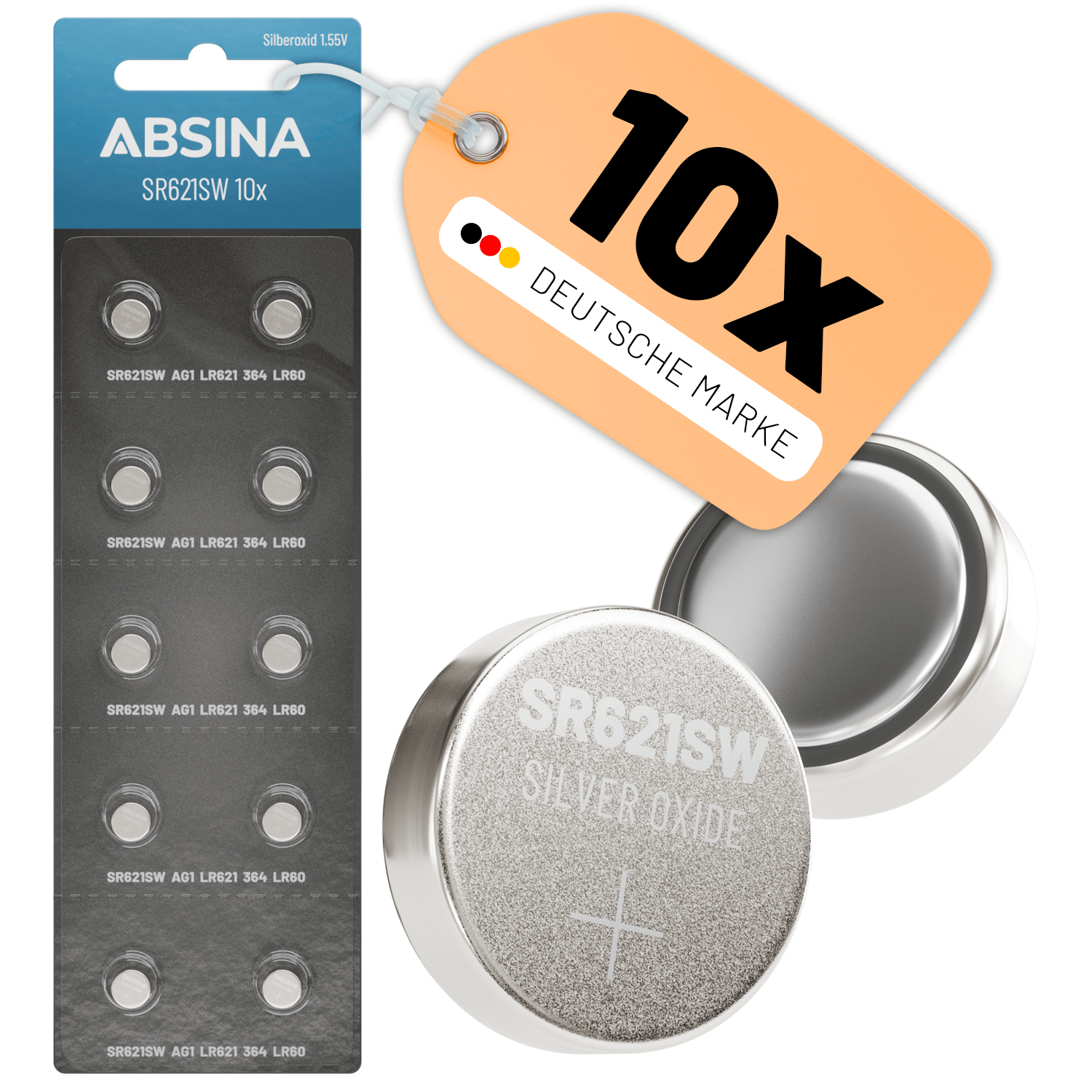 Knopfzellen SR621SW