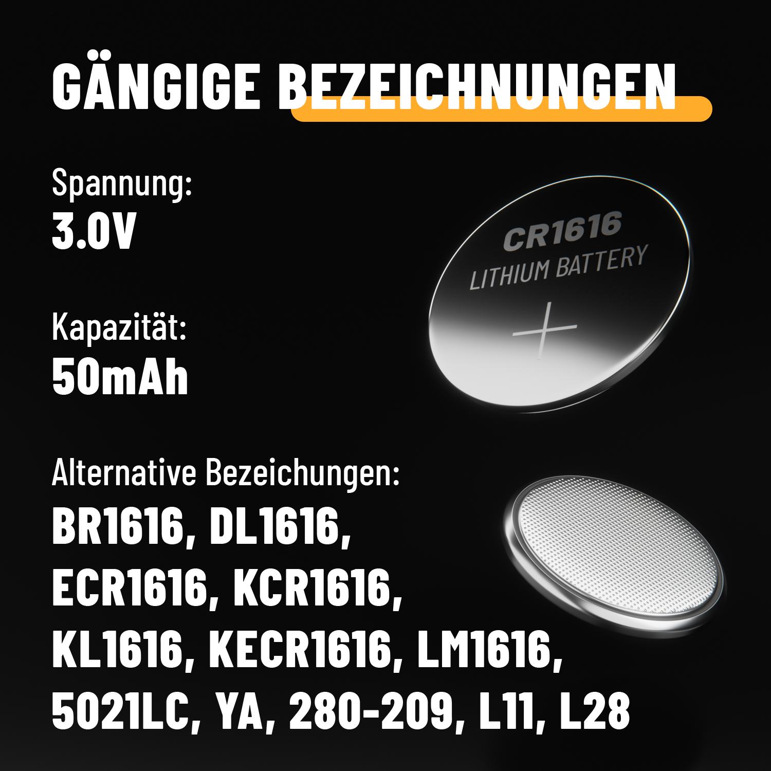Knopfzelle CR1616