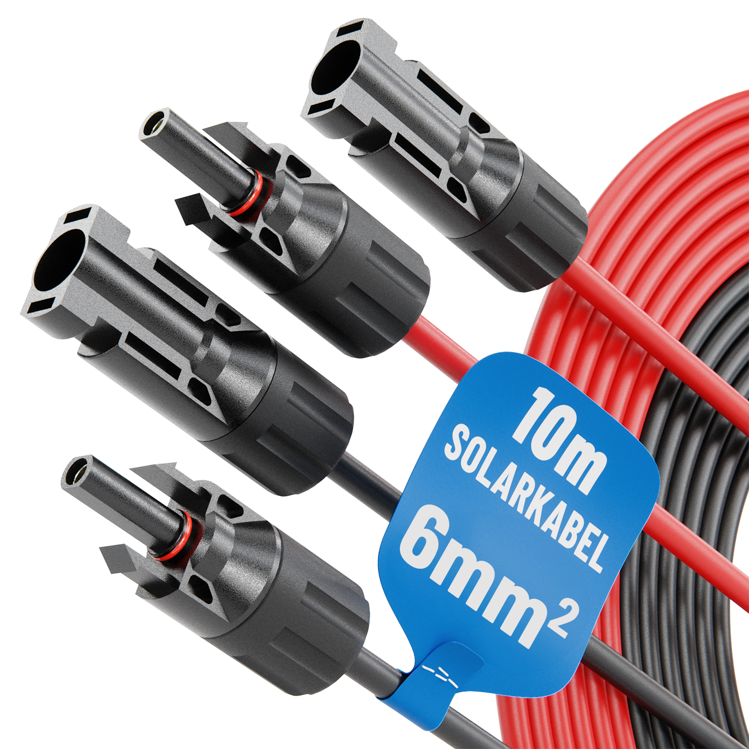Solarkabel 2x 10m 6mm²