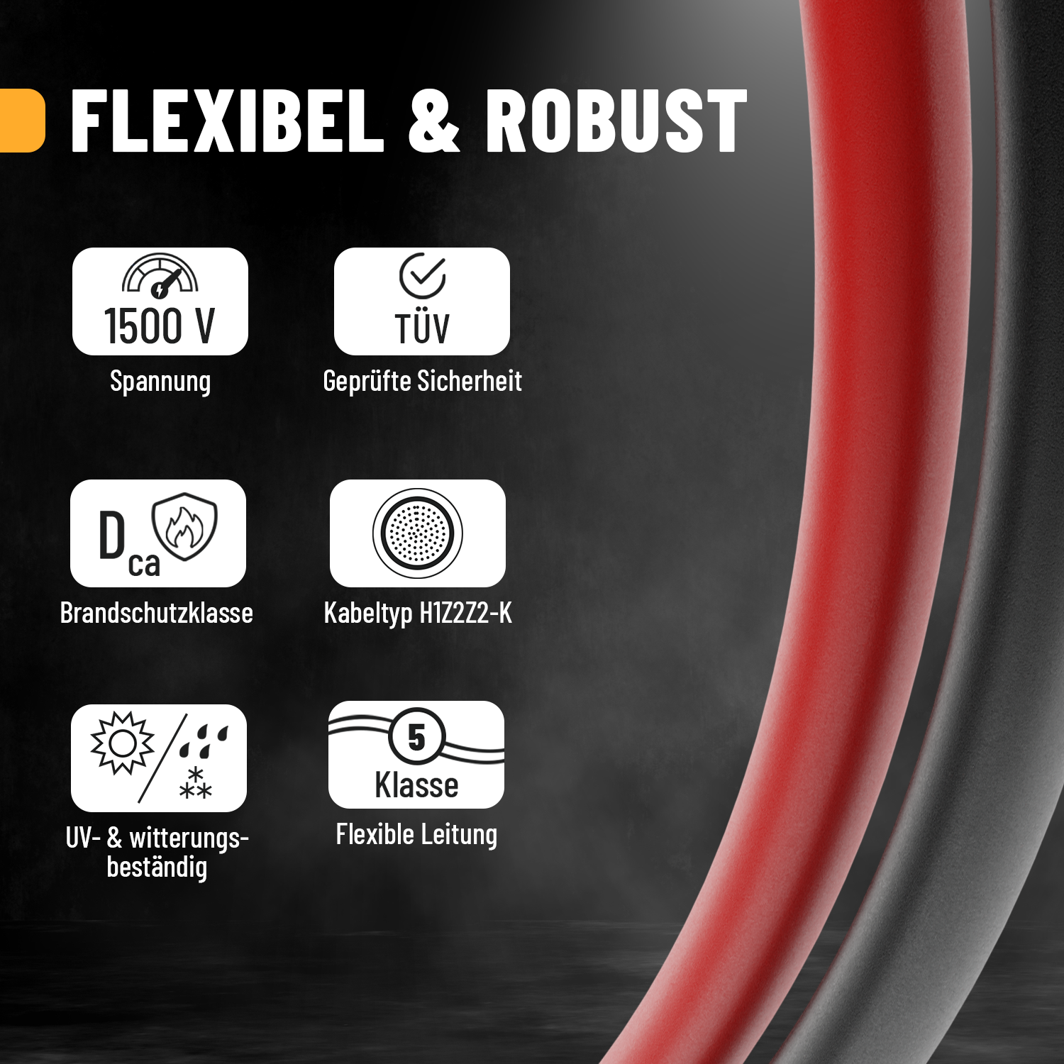 Solarkabel 2x 10m 6mm²