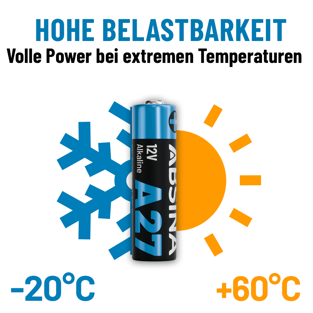 A27 Batterie Alkaline 12V