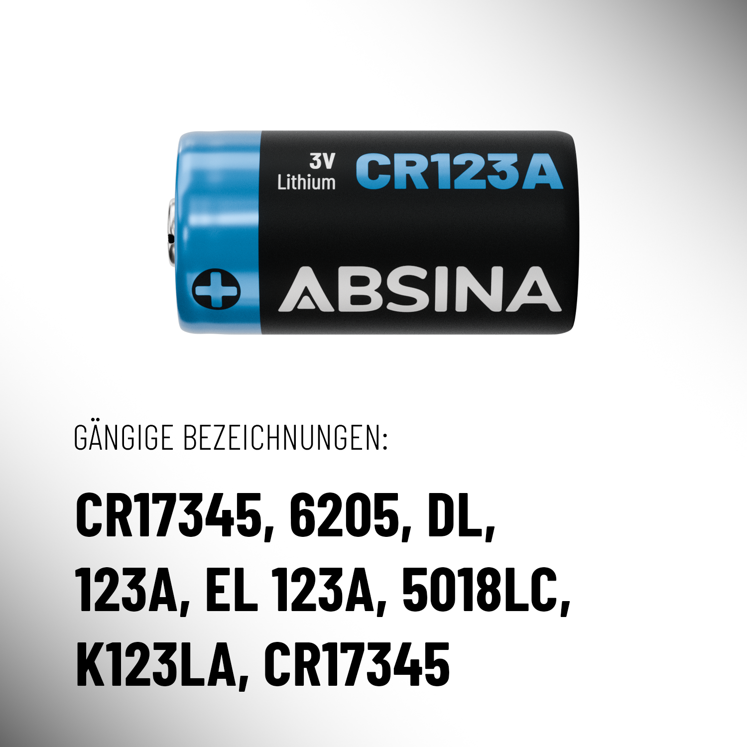 CR123A Batterie Lithium 3V