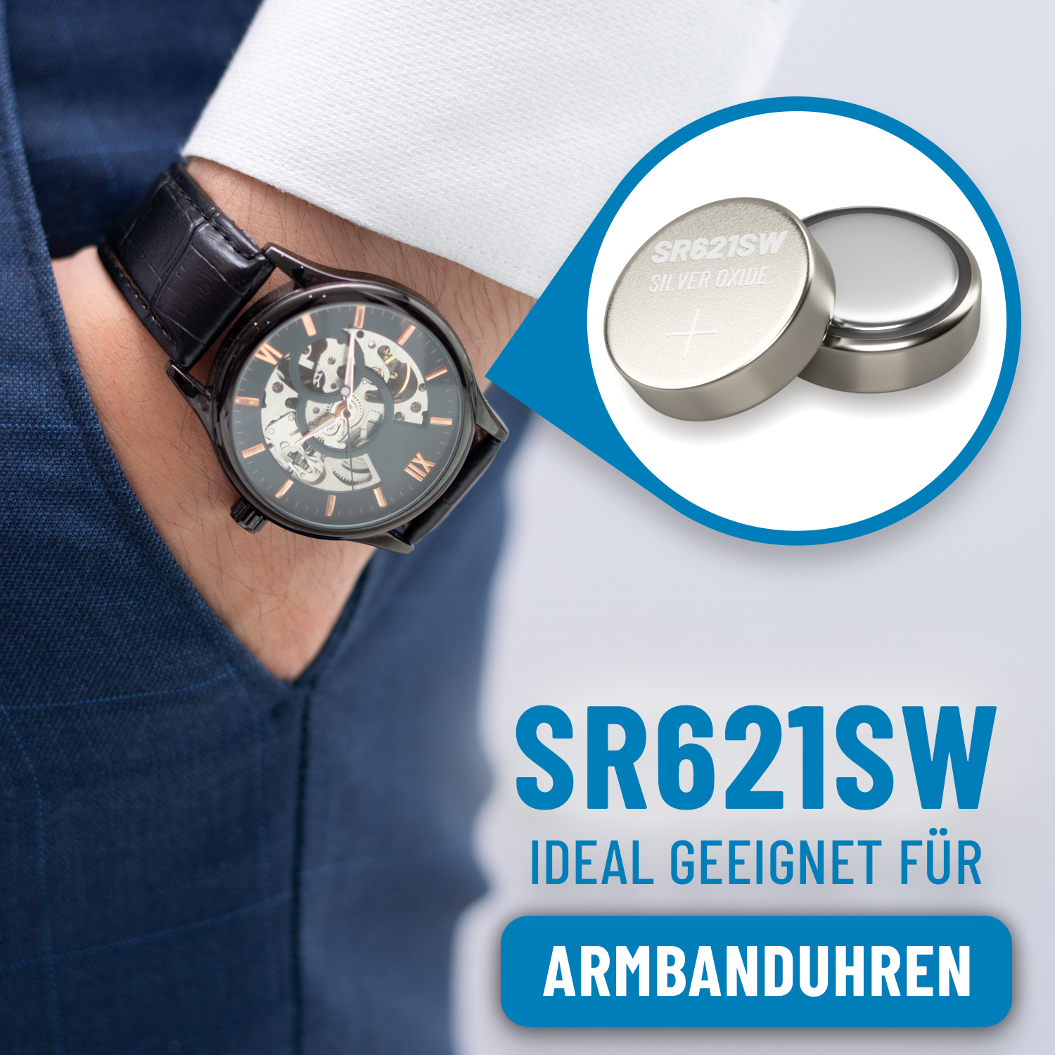 Knopfzellen SR621SW