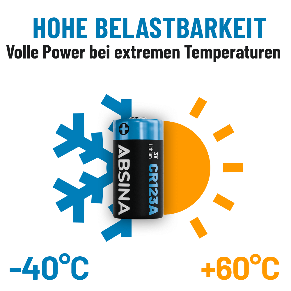 CR123A Batterie Lithium 3V