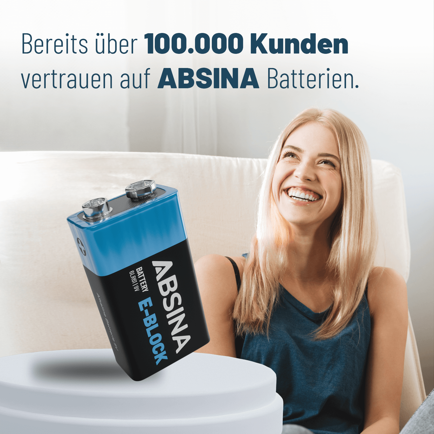 9V Block Batterien