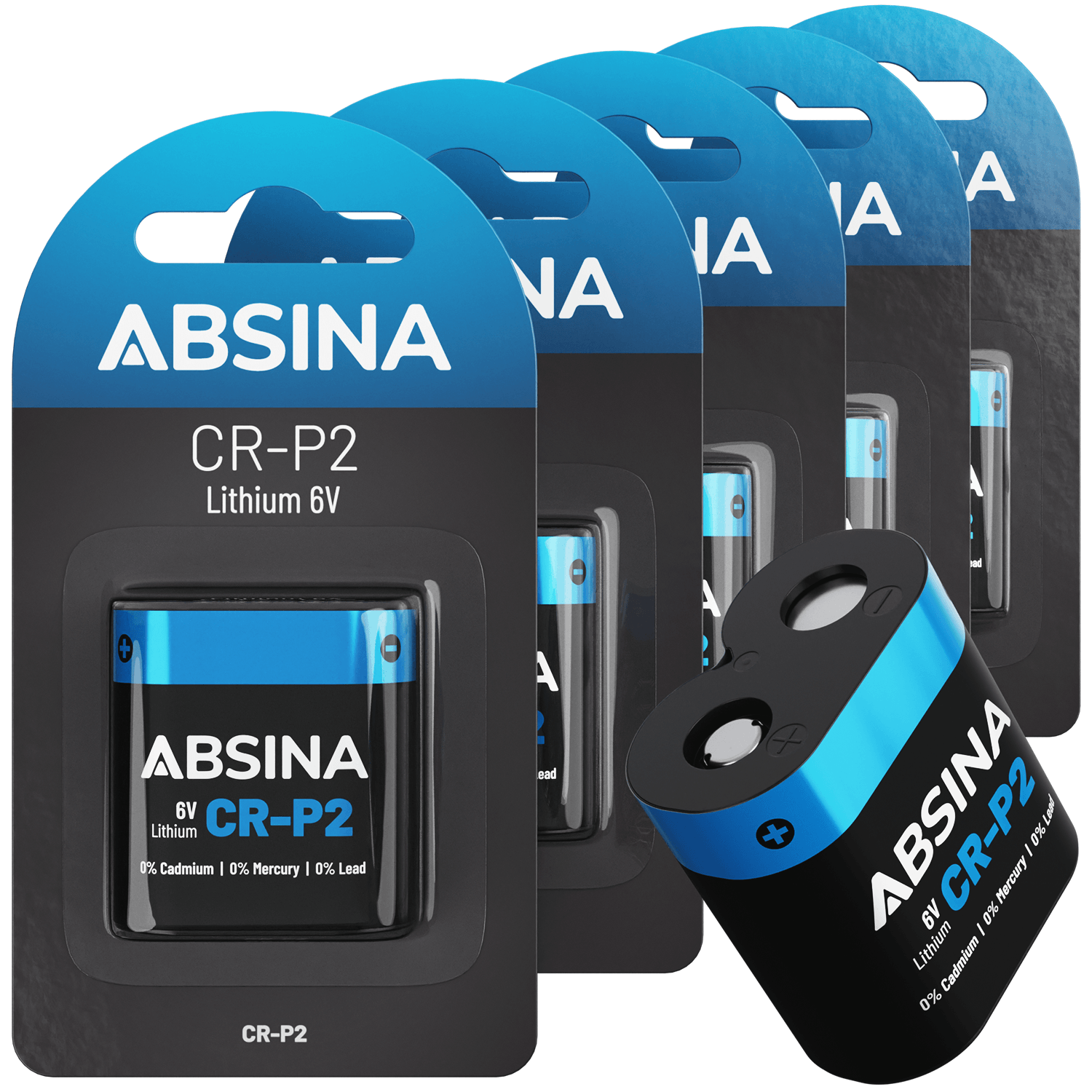 CR P2 Batterie Lithium 6V