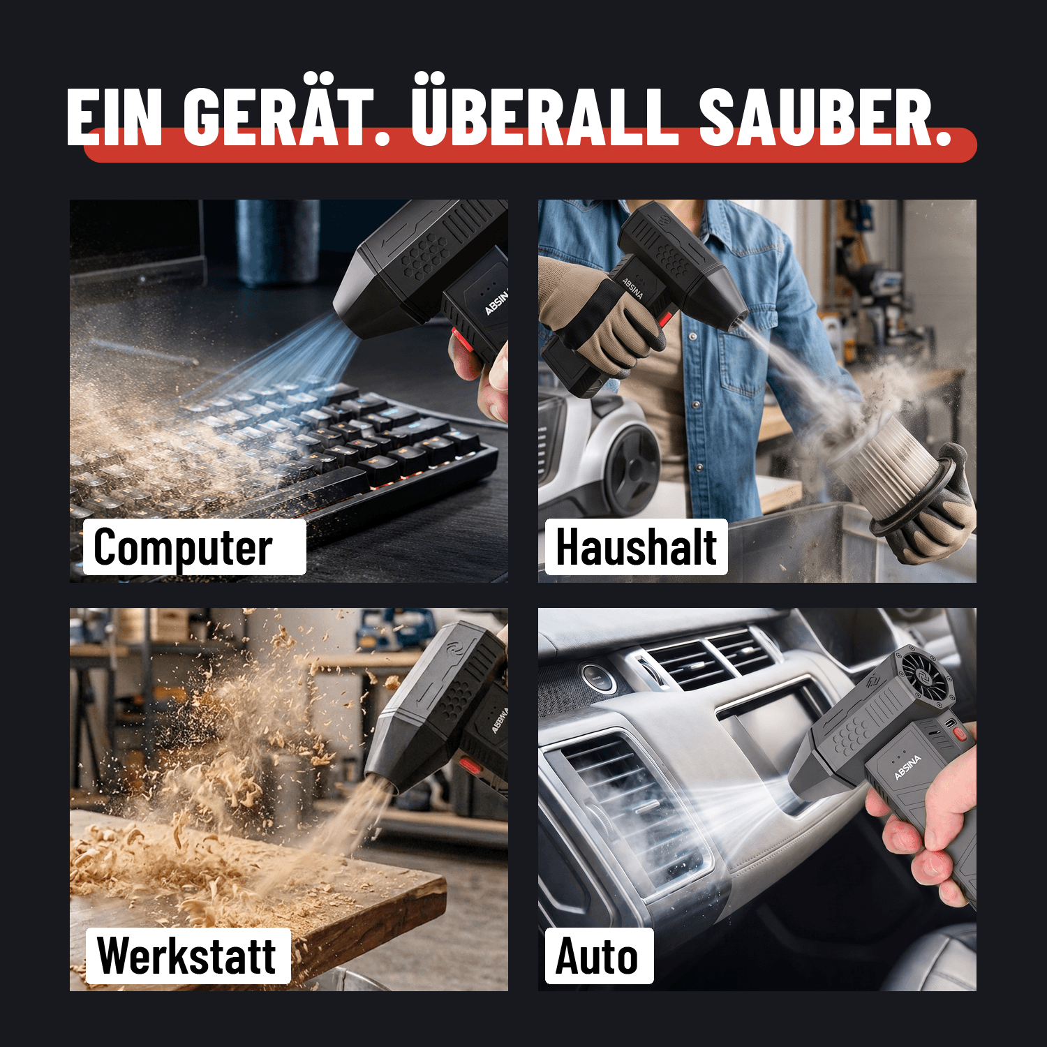 Druckluft Staubgebläse