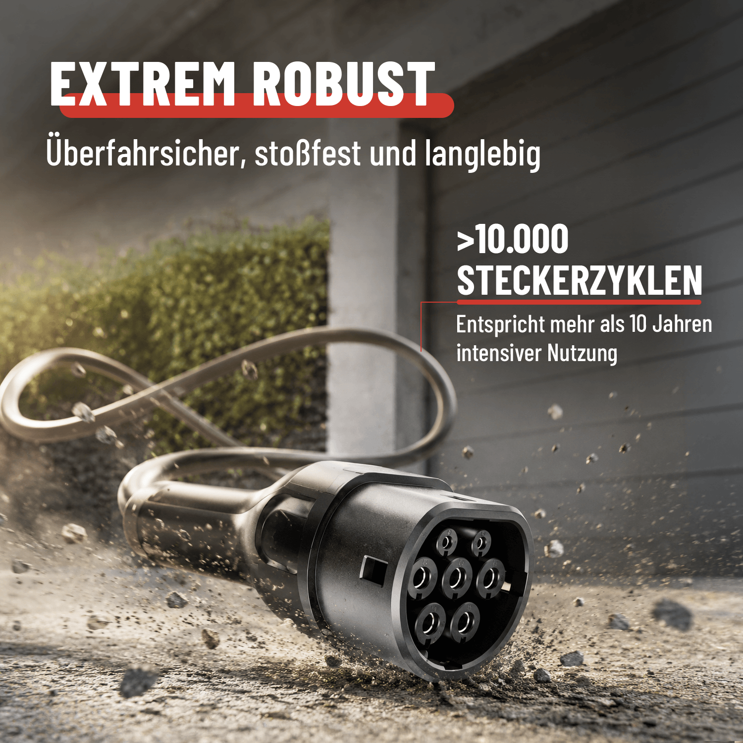 Typ 2 Ladekabel 11kW 16A 3-phasig Mode 3