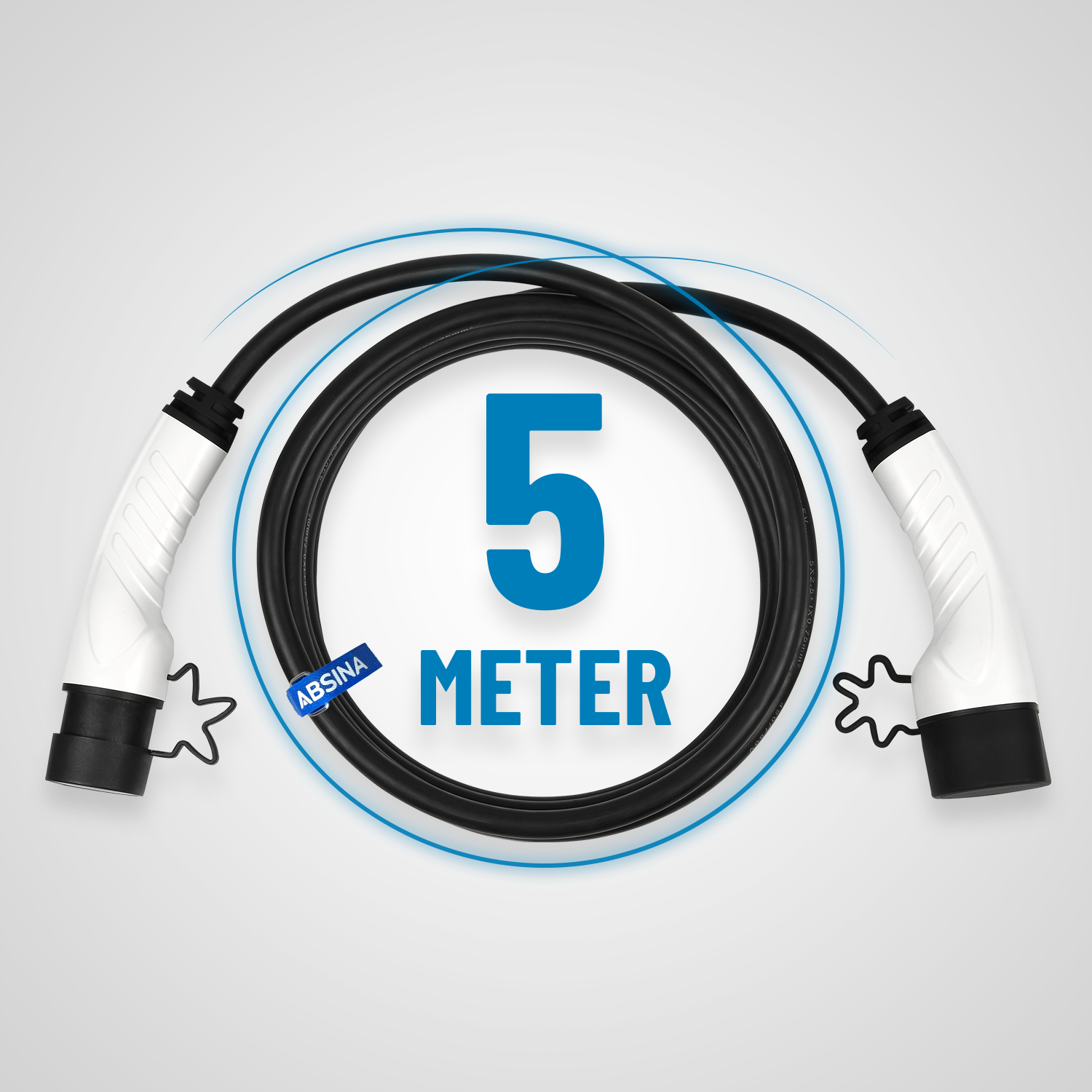 ABSINA 22kW Ladekabel mit 5 Meter Kabel