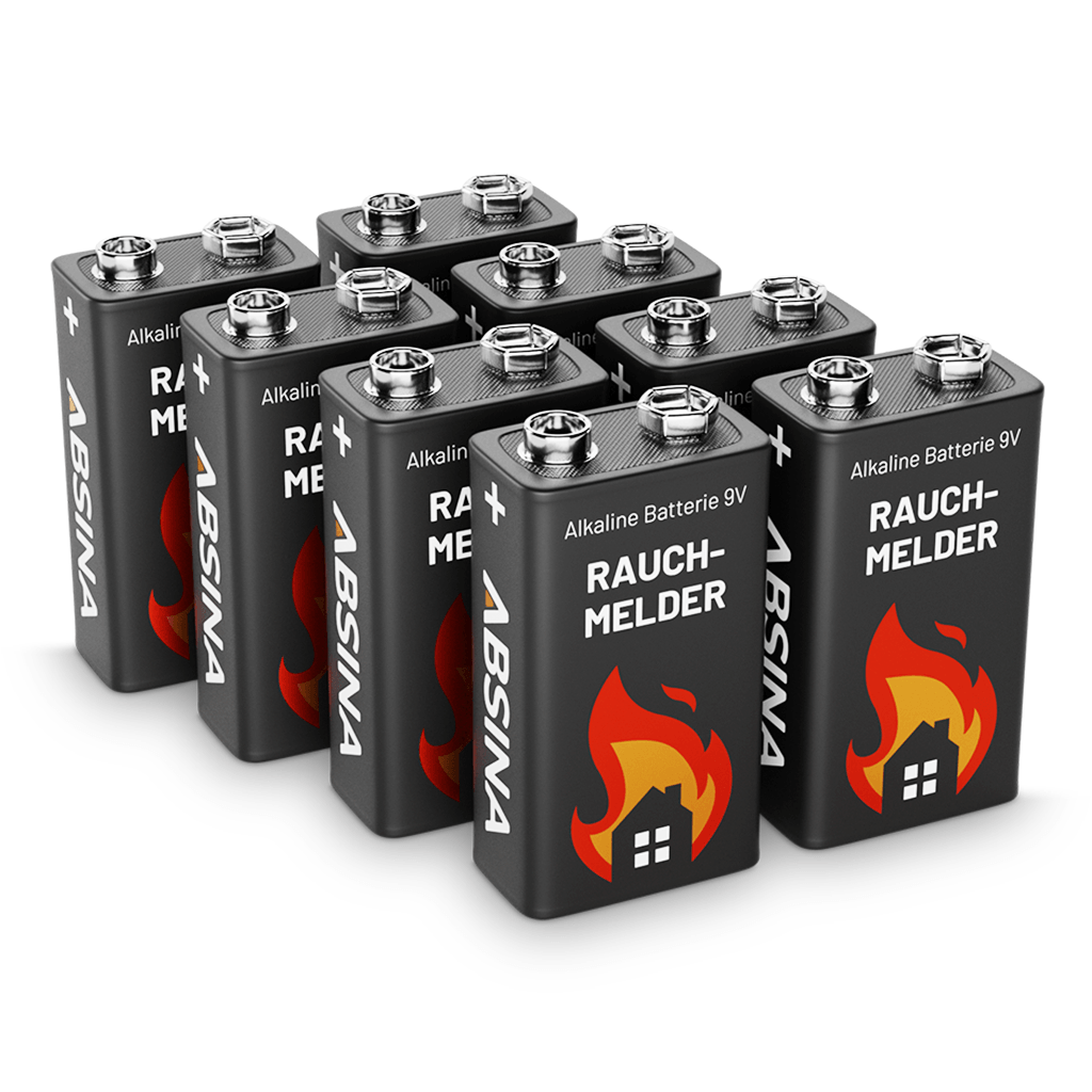 9V Rauchmelder Batterie