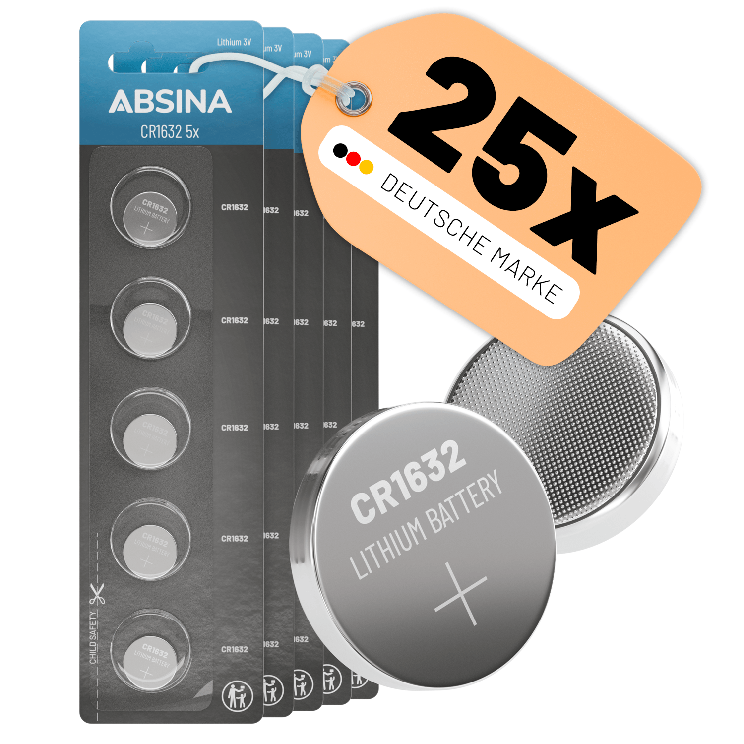 Knopfzellen CR1632