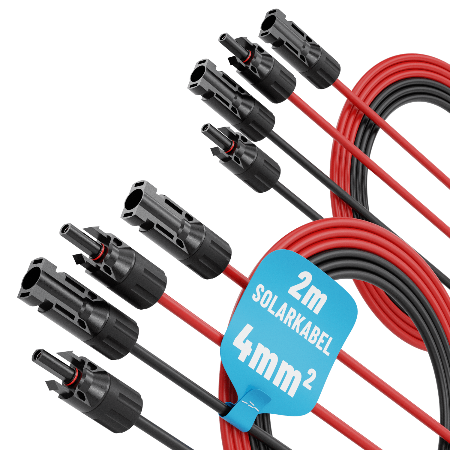 Solarkabel 2x 2m 4mm²