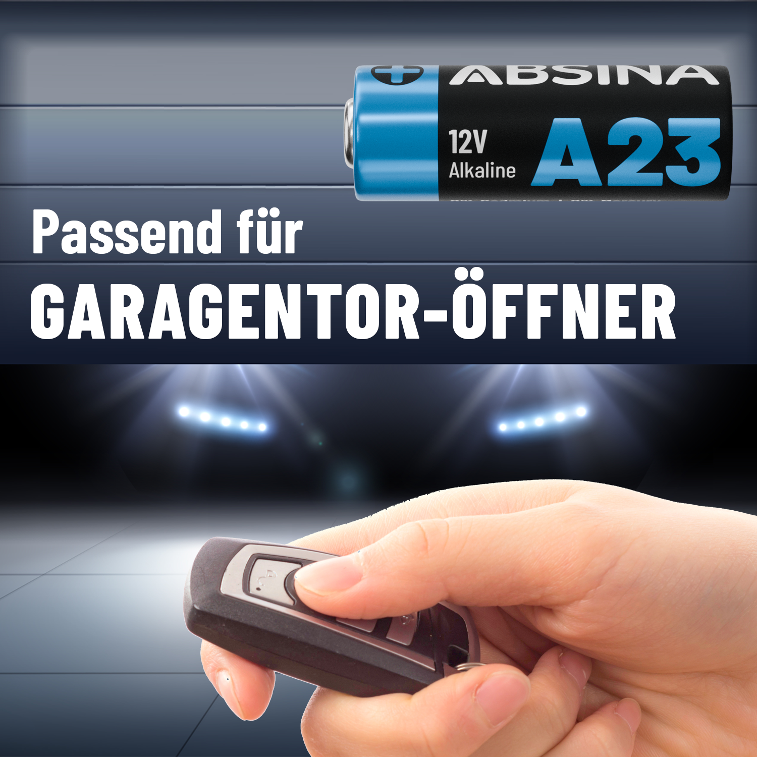 ABSINA A23 Batterie Alkaline 12V