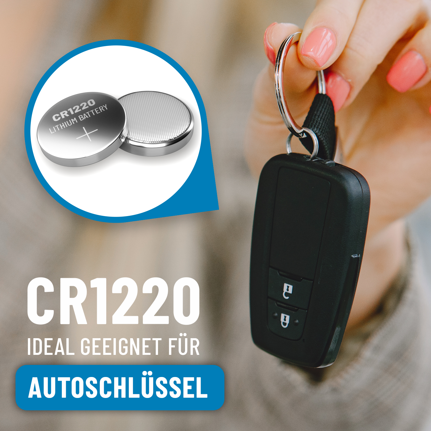 Knopfzellen CR1220