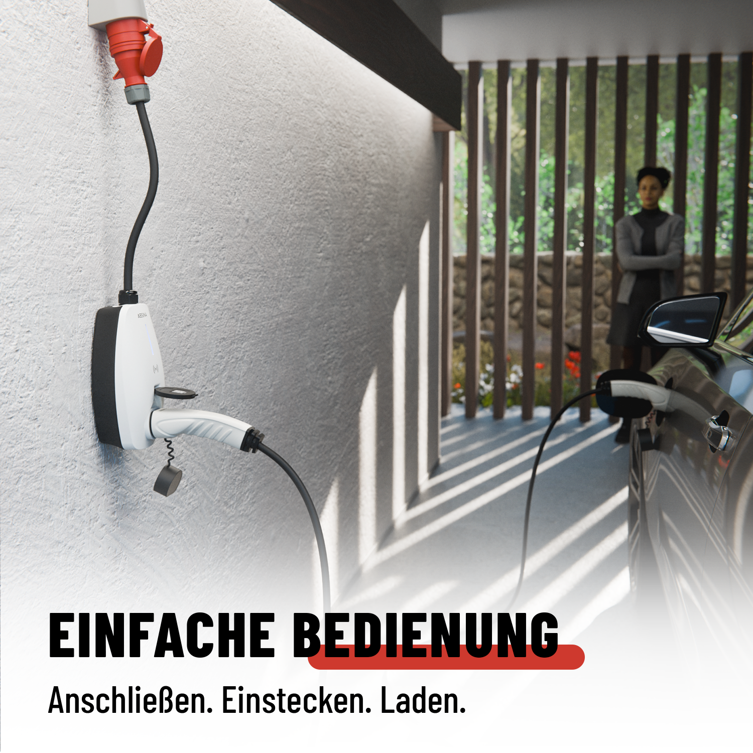 Mobile Wallbox CEE 11kW mit App Steuerung & Ladekabel Typ 2 11kW