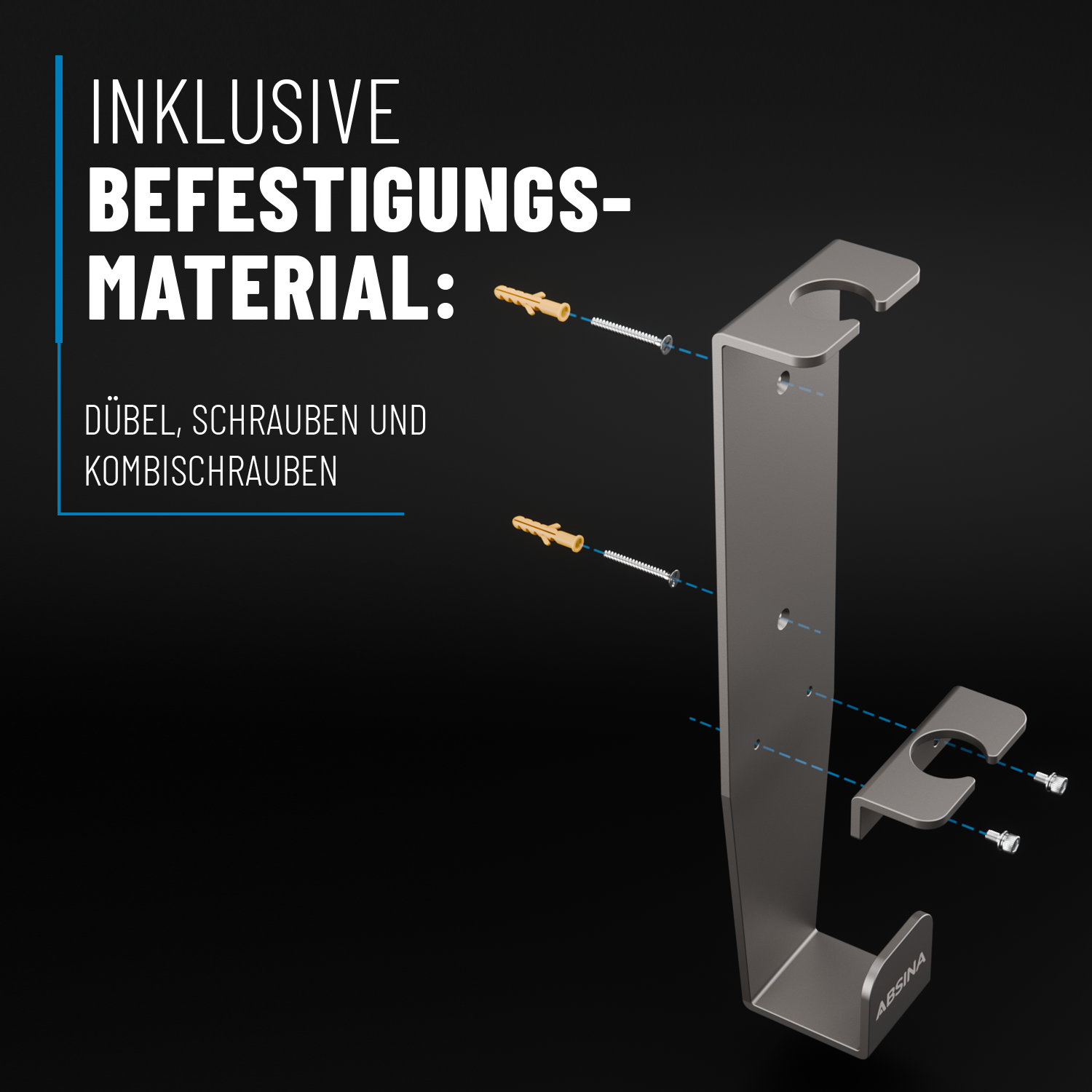 Wandhalterung für Ladestation