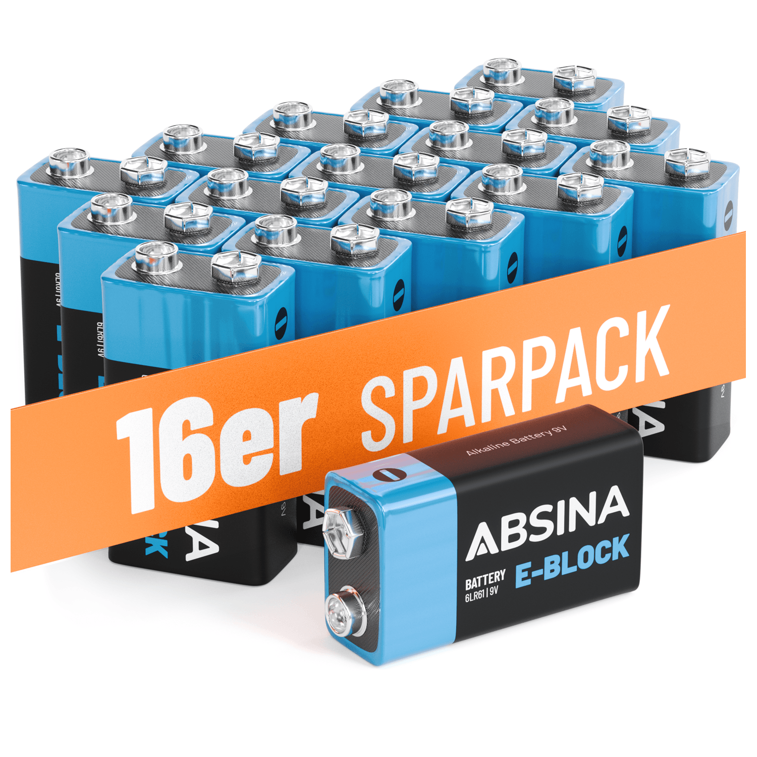9V Block Batterien