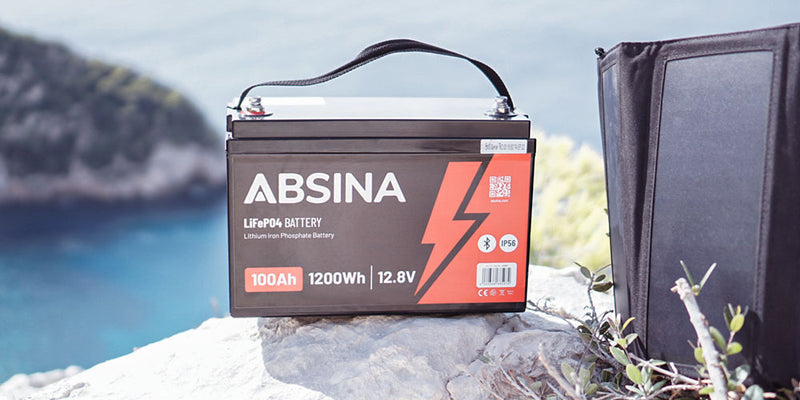 ABSINA LiFePO4 100Ah 1200Wh 12,8v