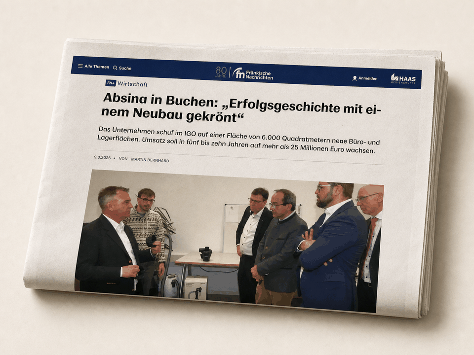 Absina in Buchen: „Erfolgsgeschichte mit einem Neubau gekrönt“