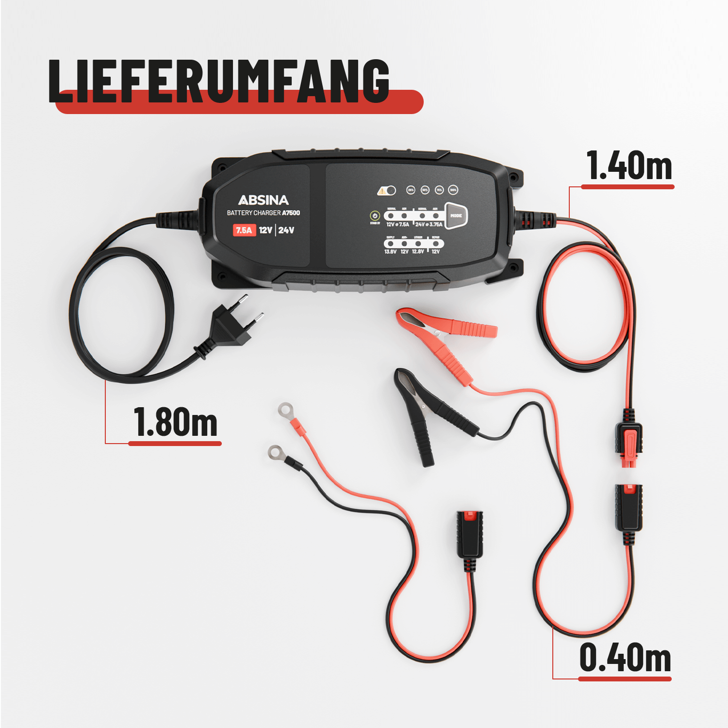 Batterie Ladegerät Autobatterie 301015-3