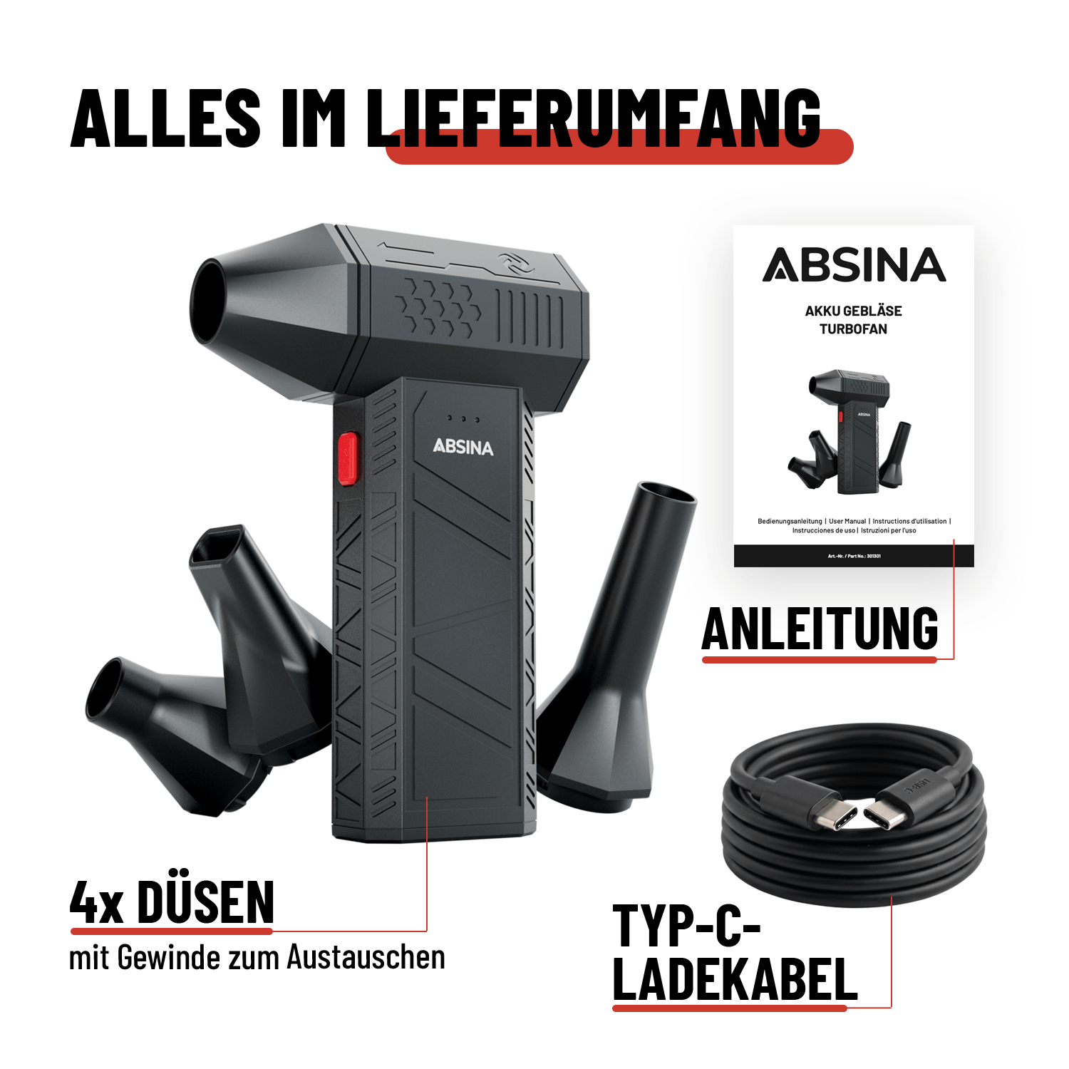 Druckluft Staubgebläse