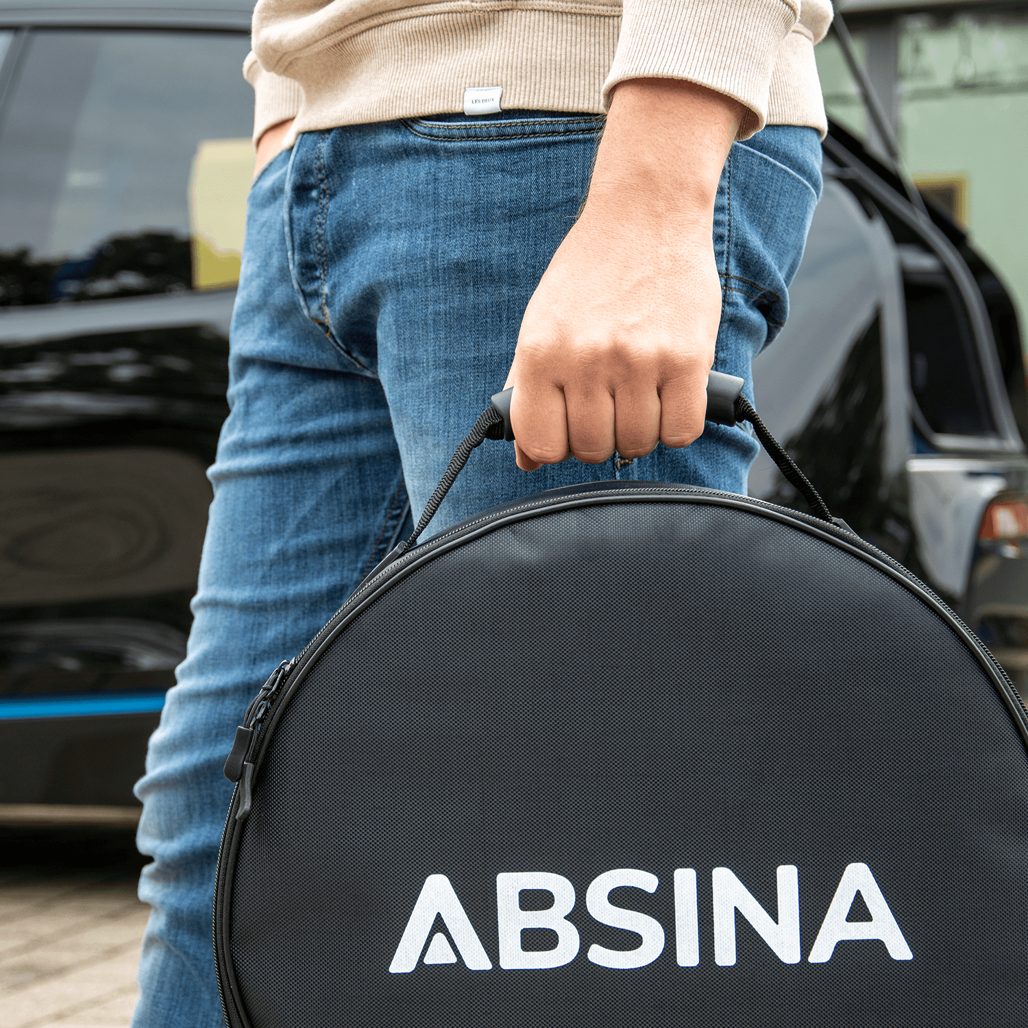 Tasche Ladekabel Typ 2 für bis zu 7 m Kabellänge von ABSINA