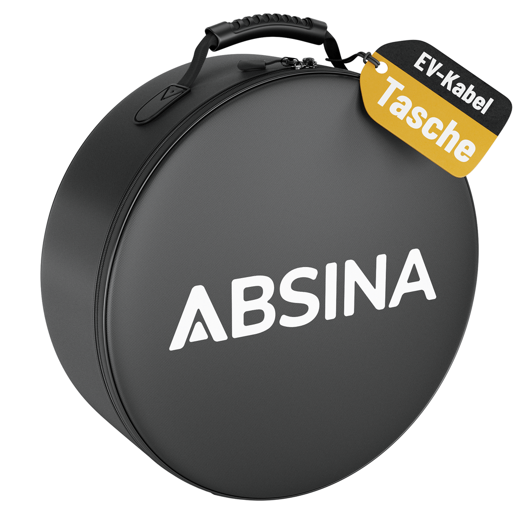 Tasche Ladekabel Typ 2 für bis zu 7 m Kabellänge von ABSINA
